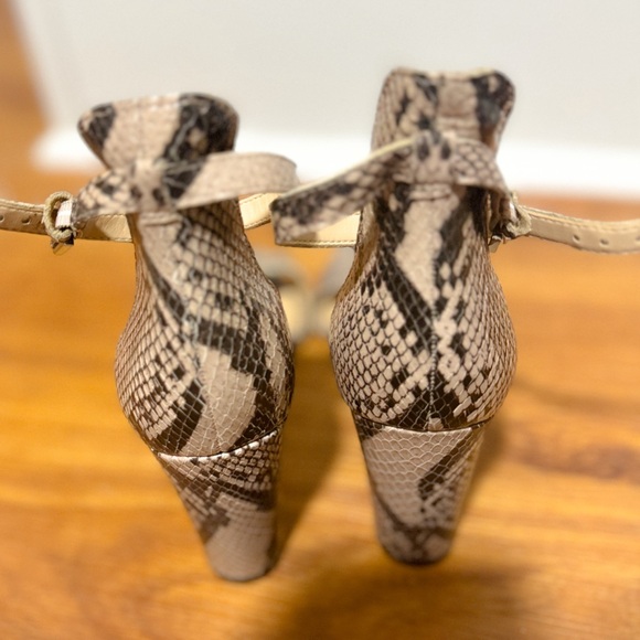 Vince Camuto Snakeskin Heels - Picture 3 of 4